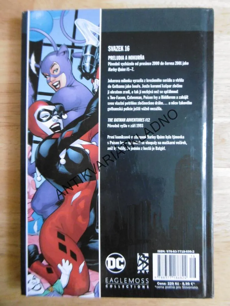 HARLEY QUINN, PRELUDIA A NOKURŇA, KOMIKS DC COMICS, **an