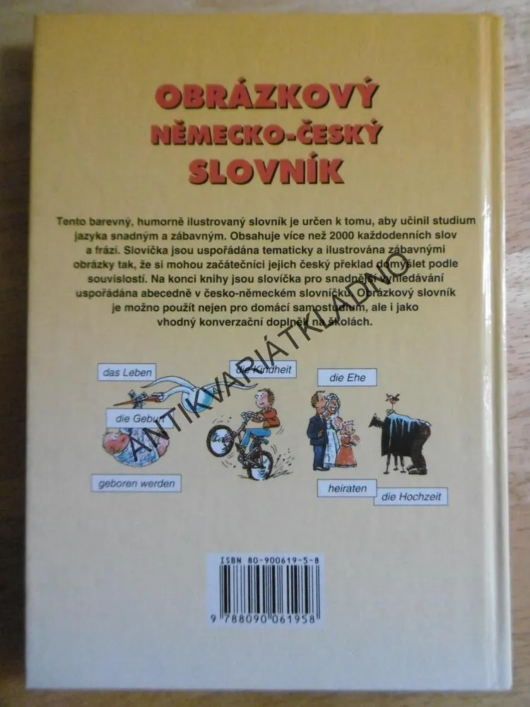 OBRÁZKOVÝ NĚMECKO-ČESKÝ SLOVNÍK, **an