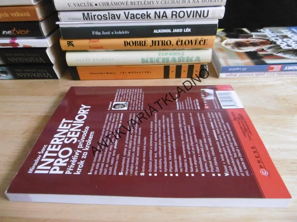INTERNET PRO SENIORY, PRŮVODCE KROK ZA KROKEM, MIROSLAV ŠANC, **an