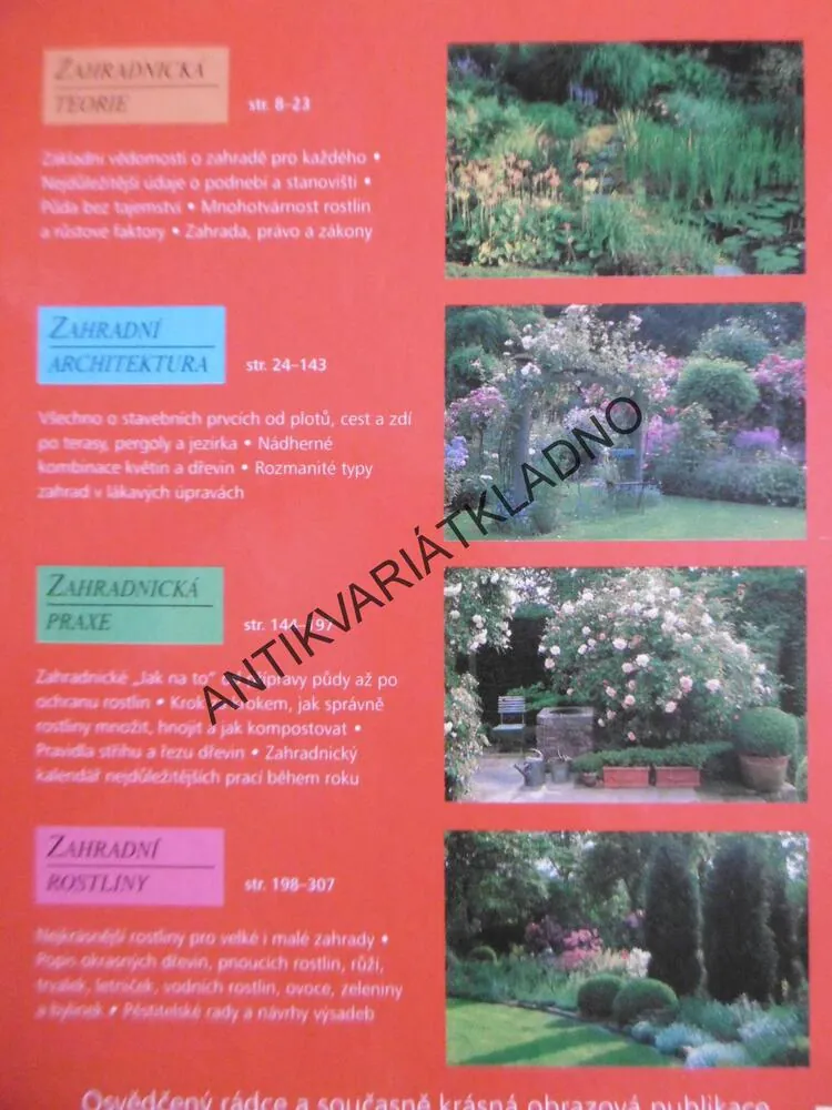 ZAHRADA VAŠE RADOST PO CELÝ ROK, SPRÁVNÁ PÉČE O VAŠI ZAHRADU SIMONOVÁ,  **an