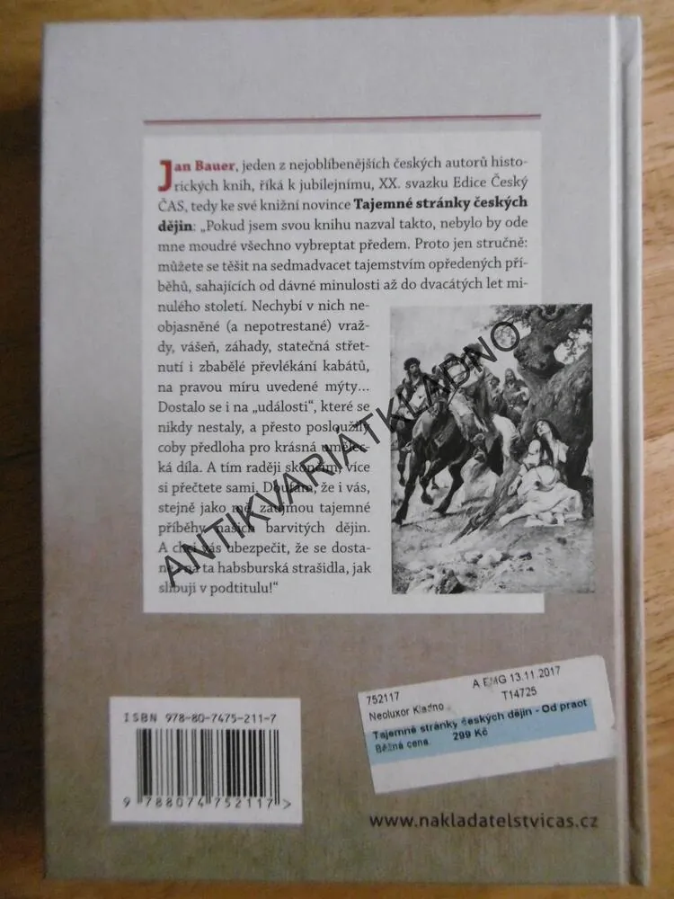 TAJEMNÉ STRÁNKY ČESKÝCH DĚJIN, JAN BAUER, **an