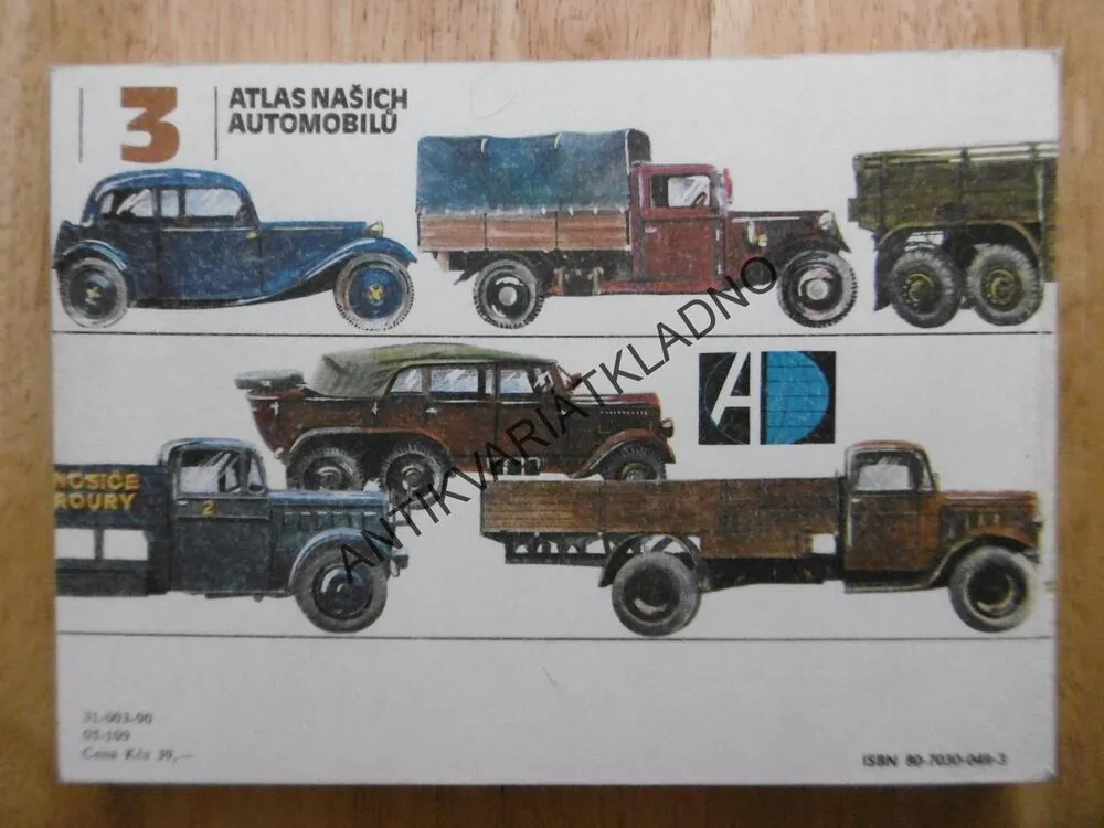 ATLAS NAŠICH AUTOMOBILŮ 3., 1929-1936, ADOLF KUBA, **an