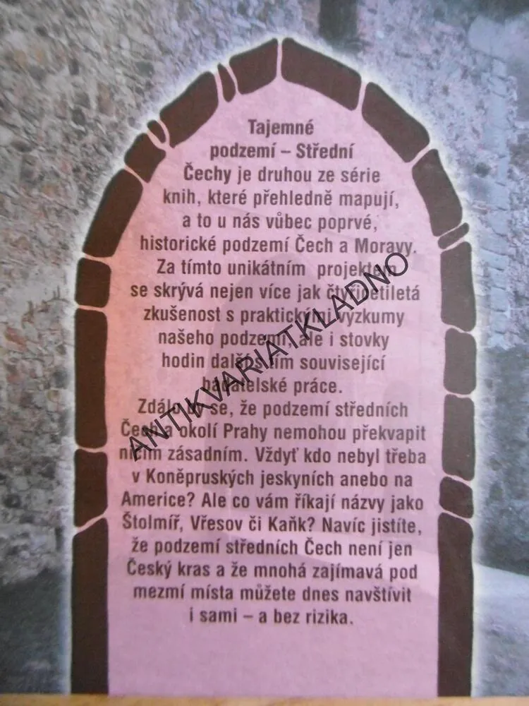 TAJEMNÉ PODZEMÍ 2. STŘEDNÍ ČECHY, MILOŠ ŠTRAUB, JITKA LENKOVÁ, **an
