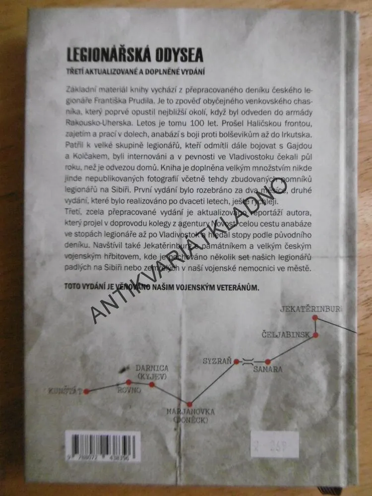 LEGIONÁŘSKÁ ODYSEA, OLIN JURMAN,VČETNĚ DVD, **an