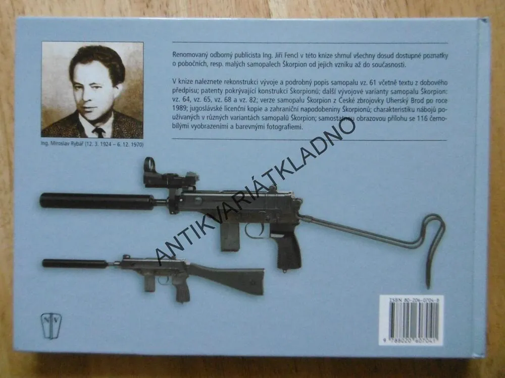 ŠKORPION, 7,65 SAMOPAL VZ 61 ŠKORPION A JEHO VARIANTY, JIŘÍ FENCL, **an