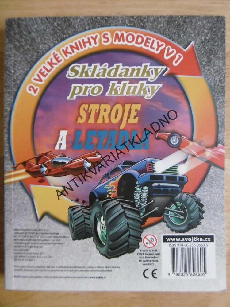 SKLÁDANKY PRO KLUKY, STROJE A LETADLA, AKTIVITY, VYSTŘIHOVÁNKY