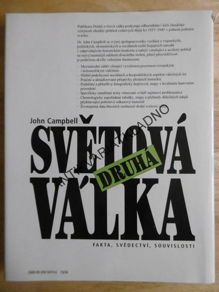 DRUHÁ SVĚTOVÁ VÁLKA, JOHN CAMPBELL, **an