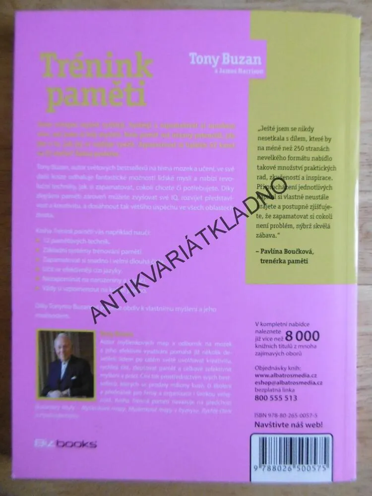 TRÉNINK PAMĚTI, TONY BUZAN