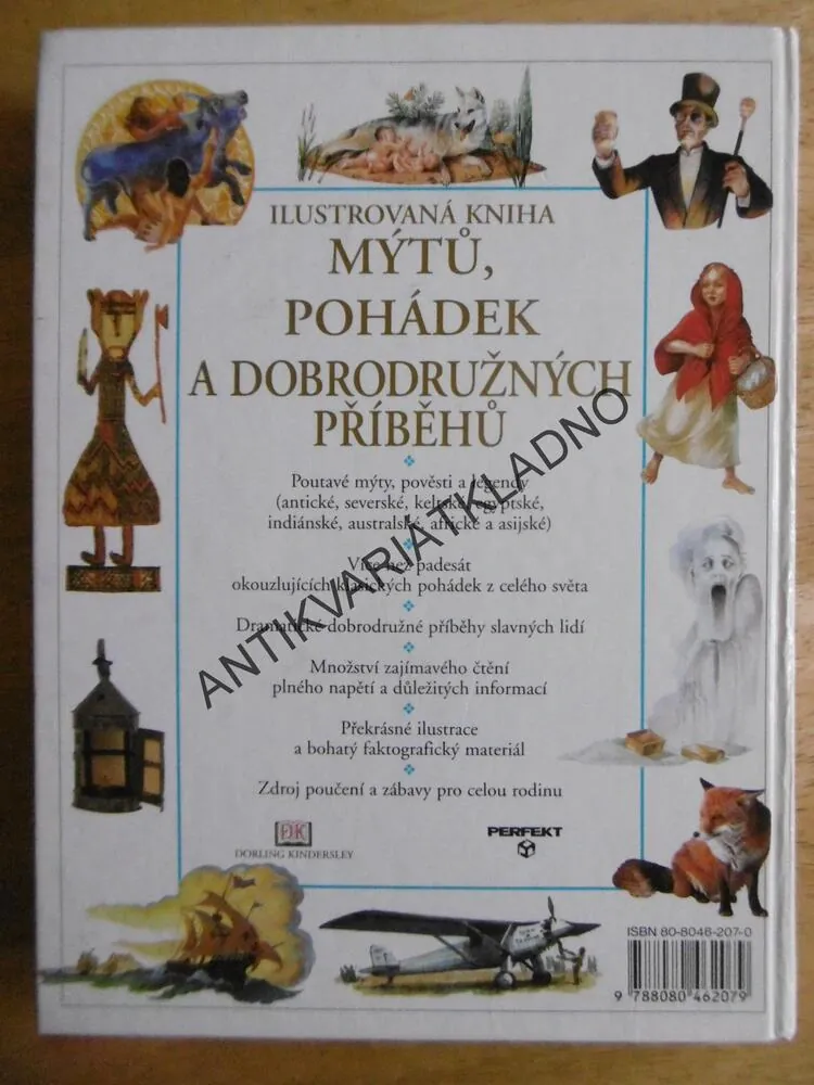 ILUSTROVANÁ KNIHA MÝTŮ, PPOHÁDEK A DOBRODRUŽNÝCH PŘÍBĚHŮ, **an