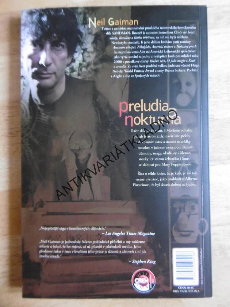 SANDMAN, PRELUDIA A NOKTURNA, 1., NEIL GAIMAN, KOMIKS VERTIGO, **an