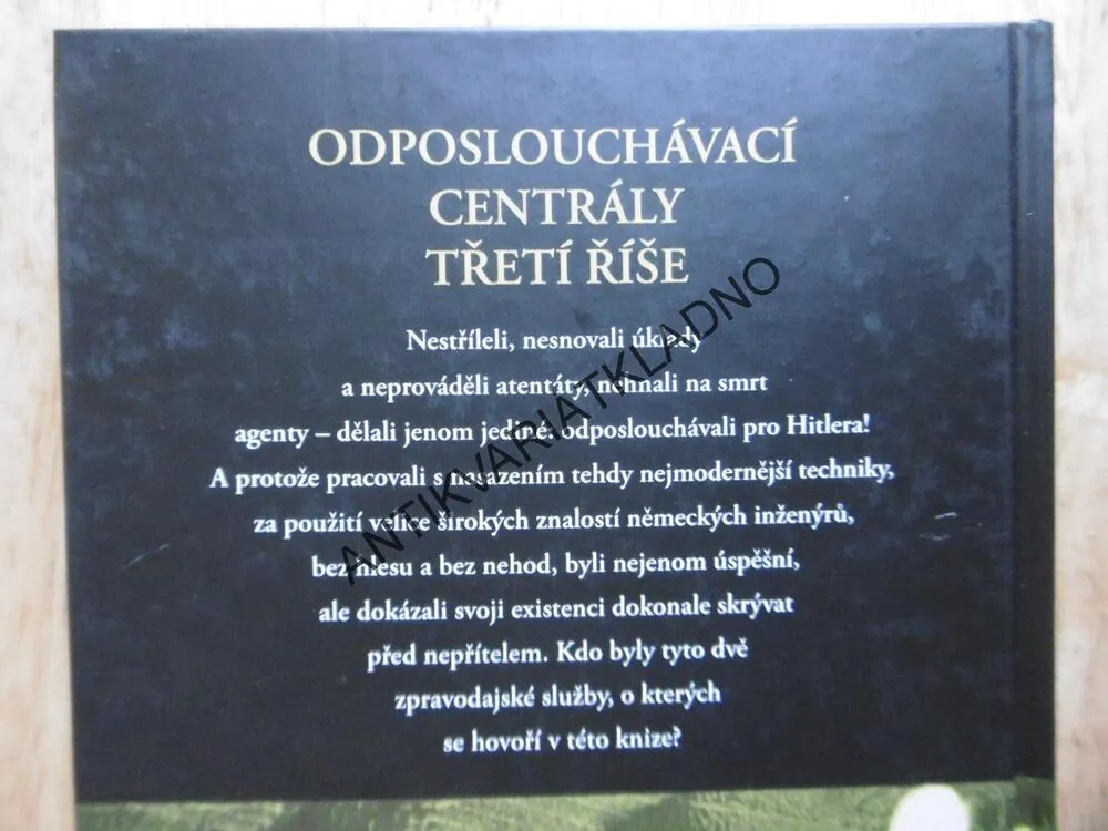 ... A NASLOUCHALI PRO HITLERA, ODPOSLOUCHÁVACÍ CENTRÁLY TŘETÍ ŘÍŠE, **an