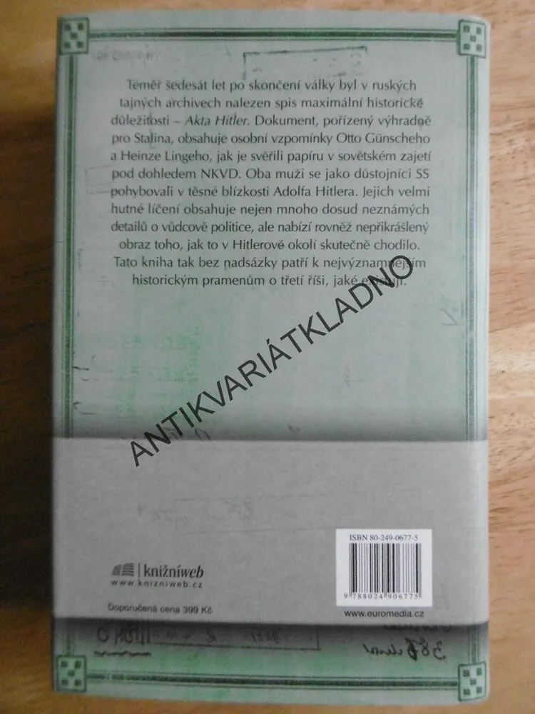 AKTA HITLER, HENRIK EBERLE, MATTHIAS UHL, **an