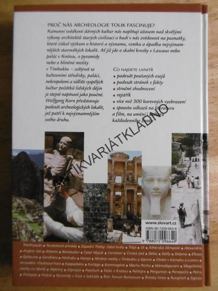 ARCHEOLOGICKÉ OBJEVY, 50 NALEZIŠŤ A VYKOPÁVEK **an