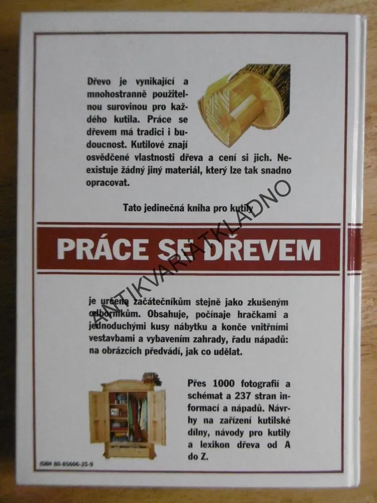 PRÁCE SE DŘEVEM, KNIHA PRO TVOŘIVÉ KUTILY A 1000 NÁPADY, **an