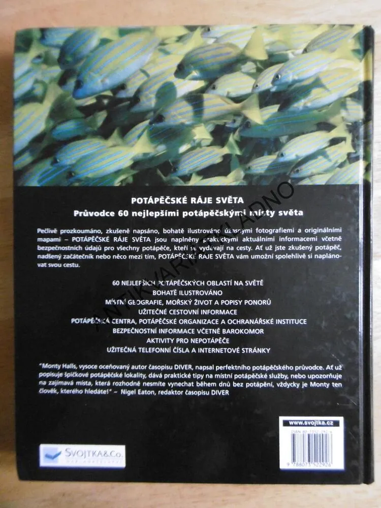 POTÁPĚČSKÉ RÁJE SVĚTA, PRŮVODCE 60 MÍSTY SVĚTA, **an
