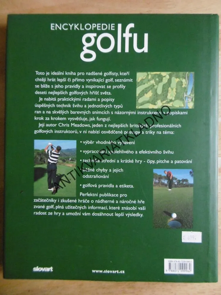 ENCYKLOPEDIE GOLFU, GOLF, HRA, SPORT, **an