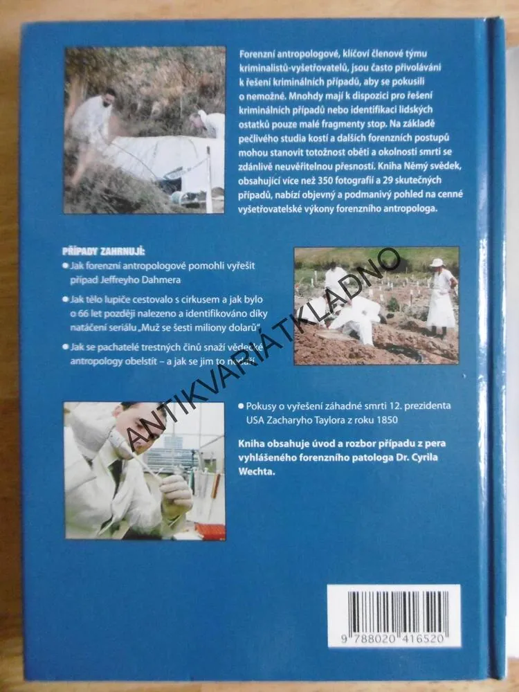 NĚMÝ SVĚDEK, VYUŽITÍ ANTROPOLOGIE PŘI ŘEŠENÍ KRIMINÁLNÍCH PŘÍPADŮ, ROXANA FERLLINI, **an