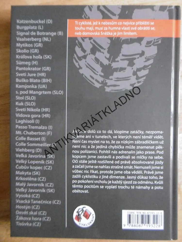 KAŽDÝ KOPEC SE ZVEDÁ ...... VÝŠ, MILAN SILNÝ, CYKLISTIKA, **an