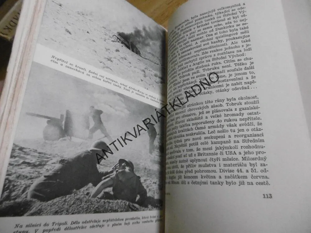 VÁLKA V POUŠTI, ZÁZNAMY BRITSKÝCH ZPRAVODAJŮ, **an