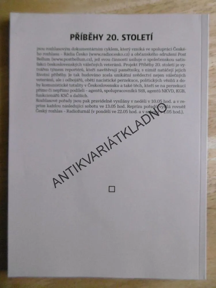 PAMĚŤ A DĚJINY, 01/2007, VČETNĚ CD