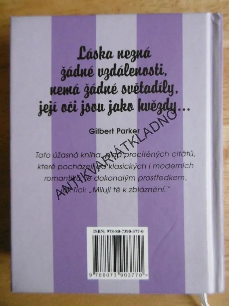 MILUJI TĚ K ZBLÁZNĚNÍ, CITÁTY,  **an