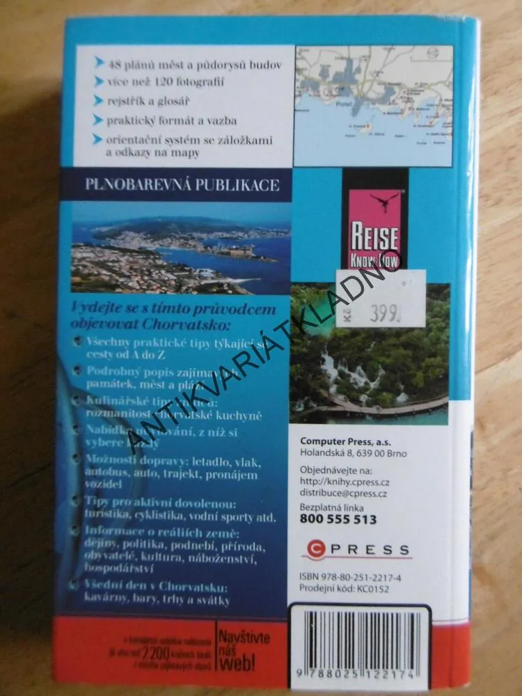 CHORVATSKO, CESTOPIS, PRŮVODCE, **an