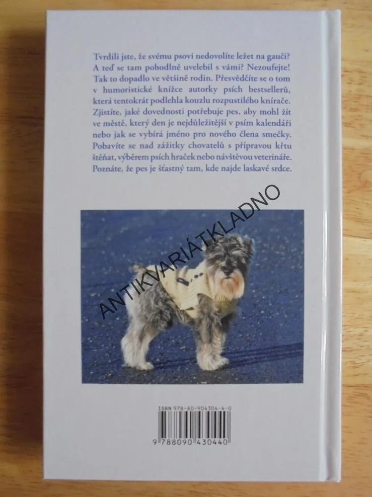PES NA GAUČI, KNÍRAČ, M. MOUČKOVÁ,-AUTOGRAM