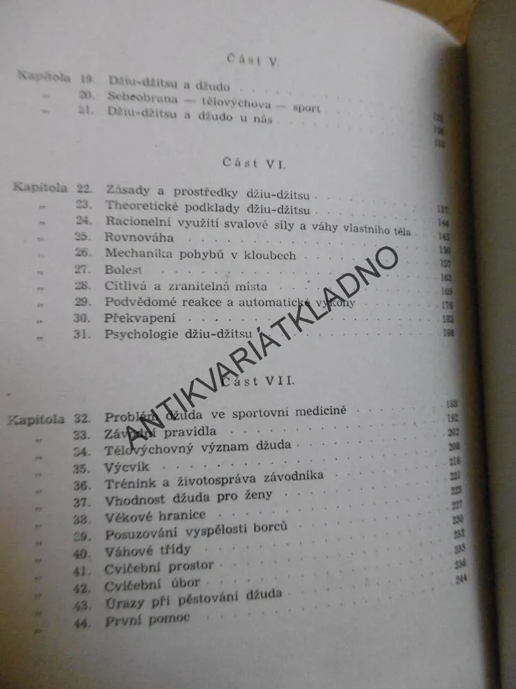 DŽIU- DŽITSU, ŠÍMA, KRÁKORA, BOJOVÝ SPORT, SEBEOBRANA,1944