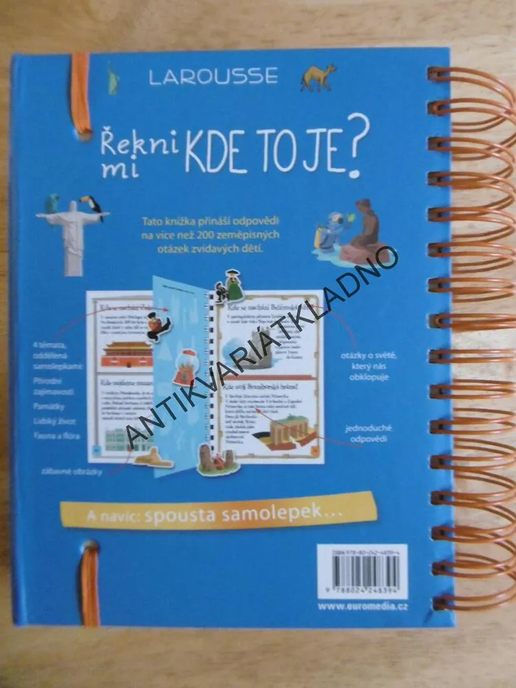ŘEKNI MI KDE TO JE, LAROUSSE, **an