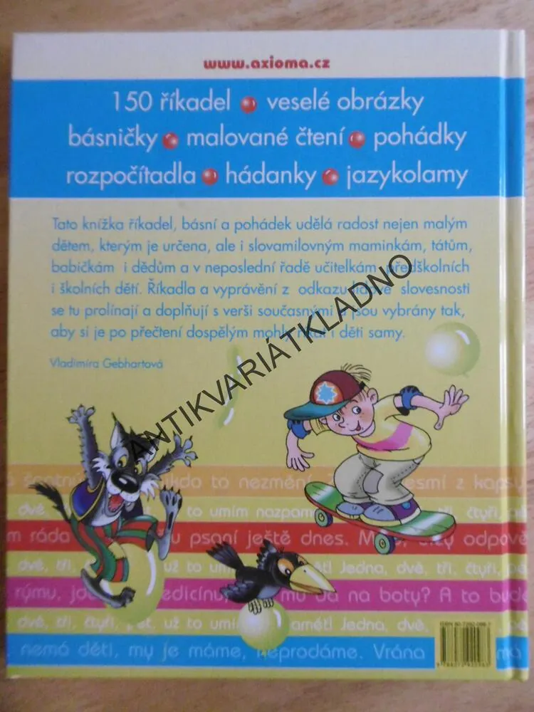 ŘÍKÁNÍ PRO RADOST, GEBHARTOVÁ, ŠPLÍCHAL, **an