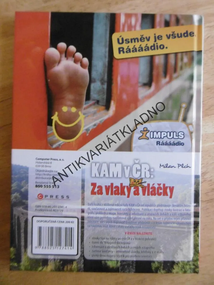 KAM V ČR: ZA VLAKY A VLÁČKY, ŽELEZNICE, MILAN PLCH, **an