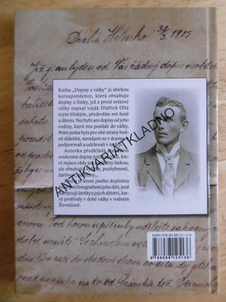 DOPISY Z VÁLKY, OLDŘICH OLIČ, VLADĚNA KUMSTÁTOVÁ, **an