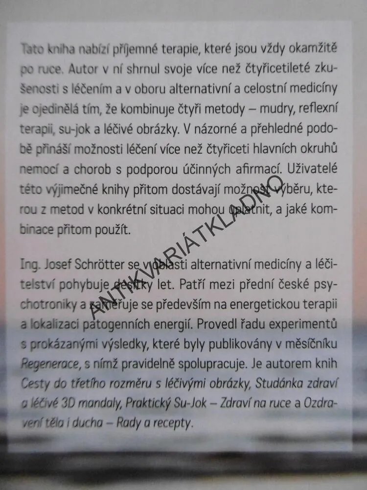 LÉČIVÉ DOTYKY, 4 TERAPIE PRO KAŽDÝ DEN, JOSEF SCHRÖTTER, **an