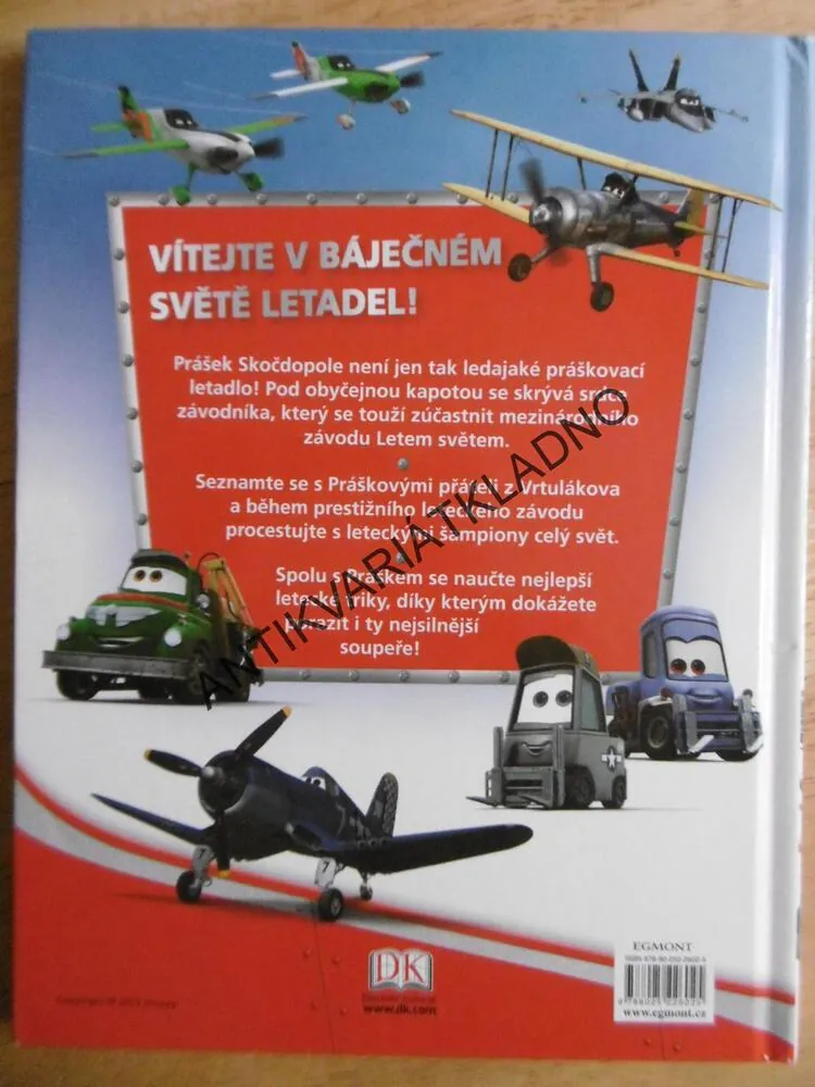 LETADLA, OBRAZOVÝ PRŮVODCE, EDICE AUTA MAJÍ KŘÍDLA, CARS, WALT DISNEY, **an