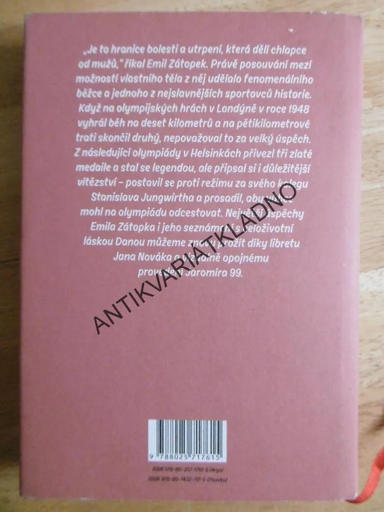 ZÁTOPEK, JAN NOVÁK, JAROMÍR 99, **an