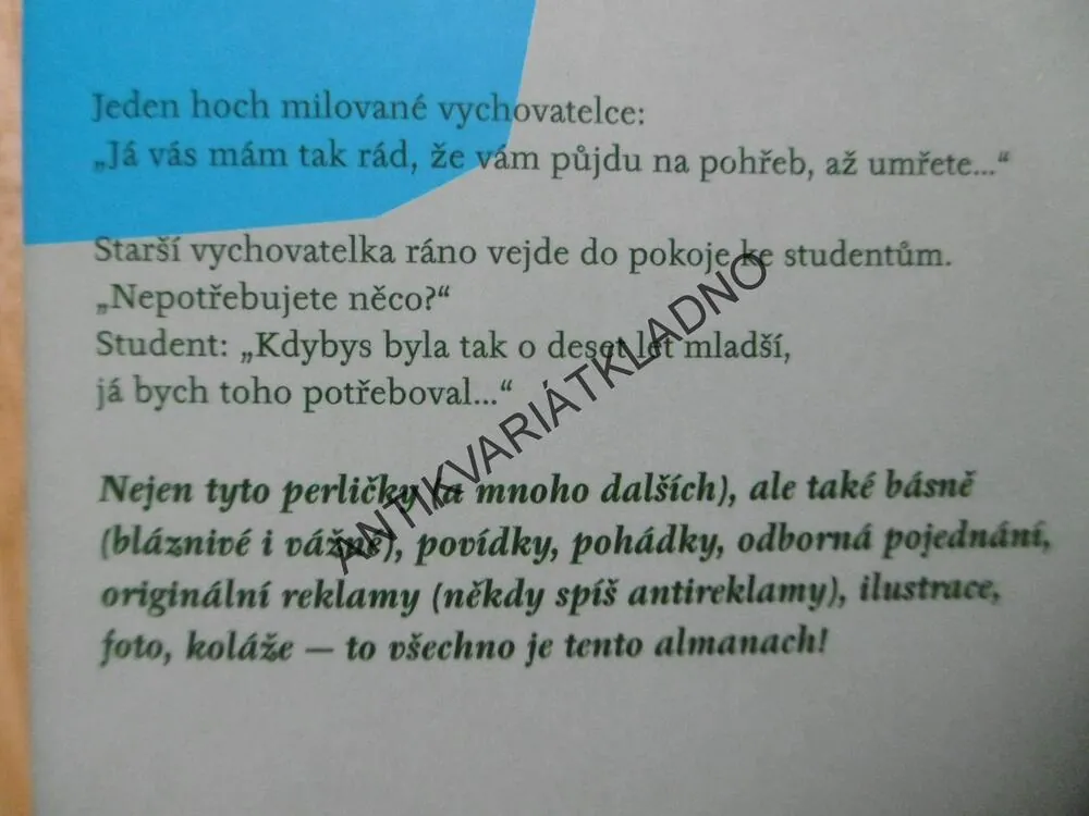 MEZI PALÁCEM A CHRÁMEM, ALMANACH POEZIE A PRÓZY STUDENTŮ A ZAMĚSTNANCŮ JÚŠ 1997-2004, **an