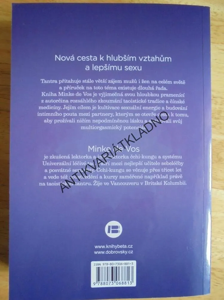 TAOISTICKÁ TANTRA PRO ŽENY MINKE DEVOS,SEX,EROTIKA