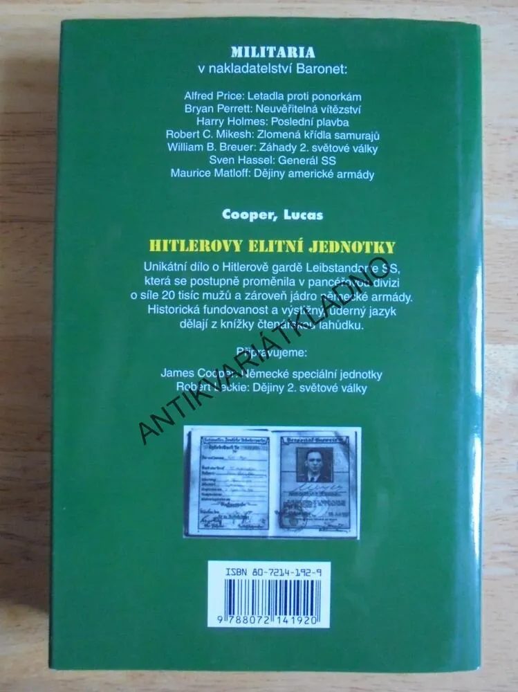 HITLEROVY ELITNÍ JEDNOTKY, LUCAS COOPER, **an