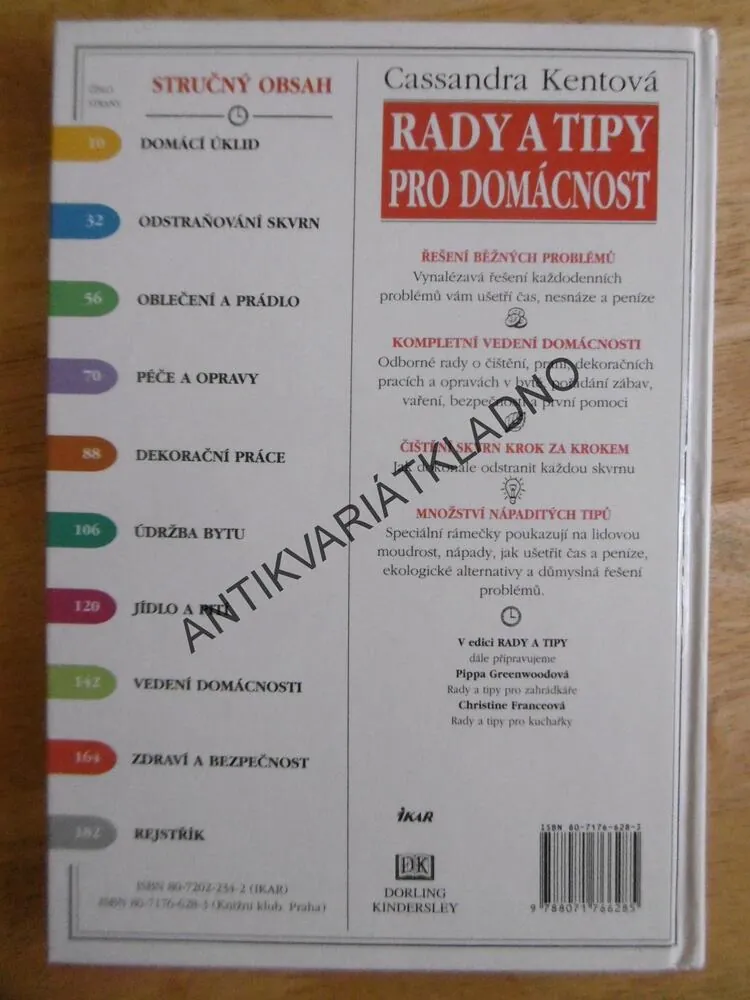 RADY A TIPY PRO DOMÁCNOST, VÍCE NEŽ 2000 NÁPADITÝCH ŘEŠENÍ BĚŽNÝCH PROBLÉMŮ V DOMÁCNOSTI, HOBBY, DOMÁCNOST, **an