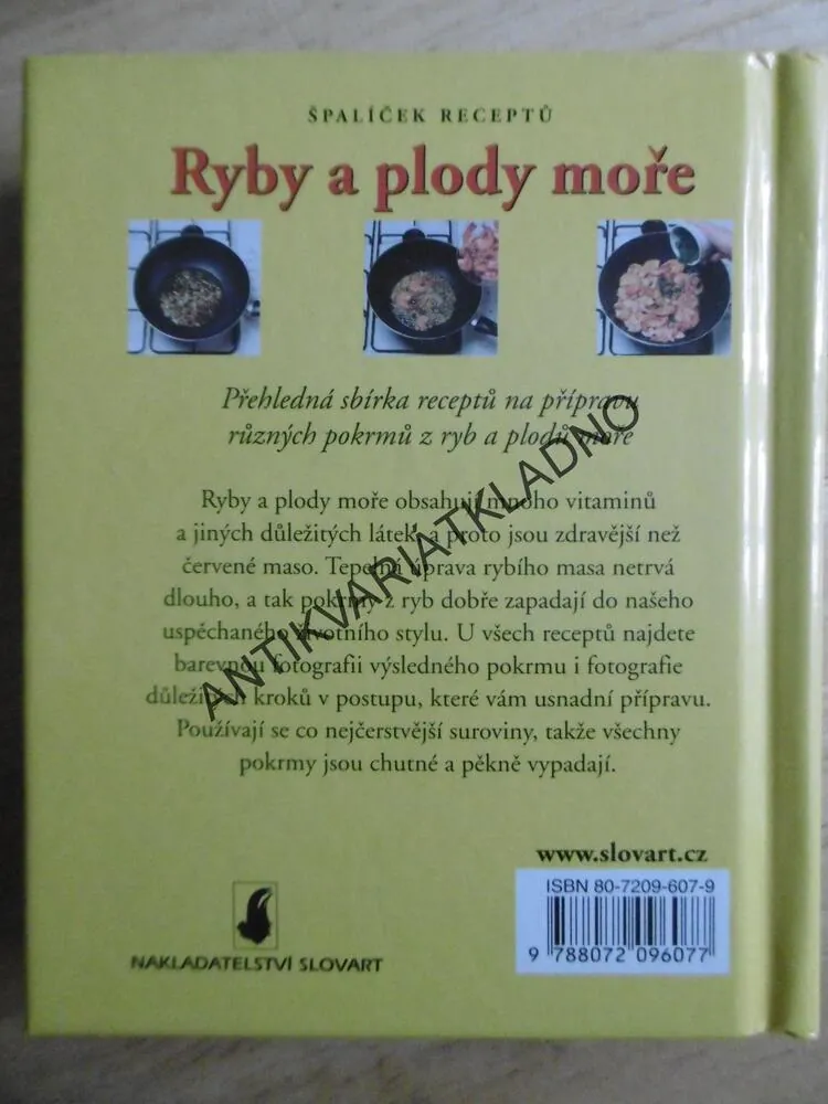 RYBY A PLODY MOŘE, ŠPALÍČEK RECEPTŮ,**an