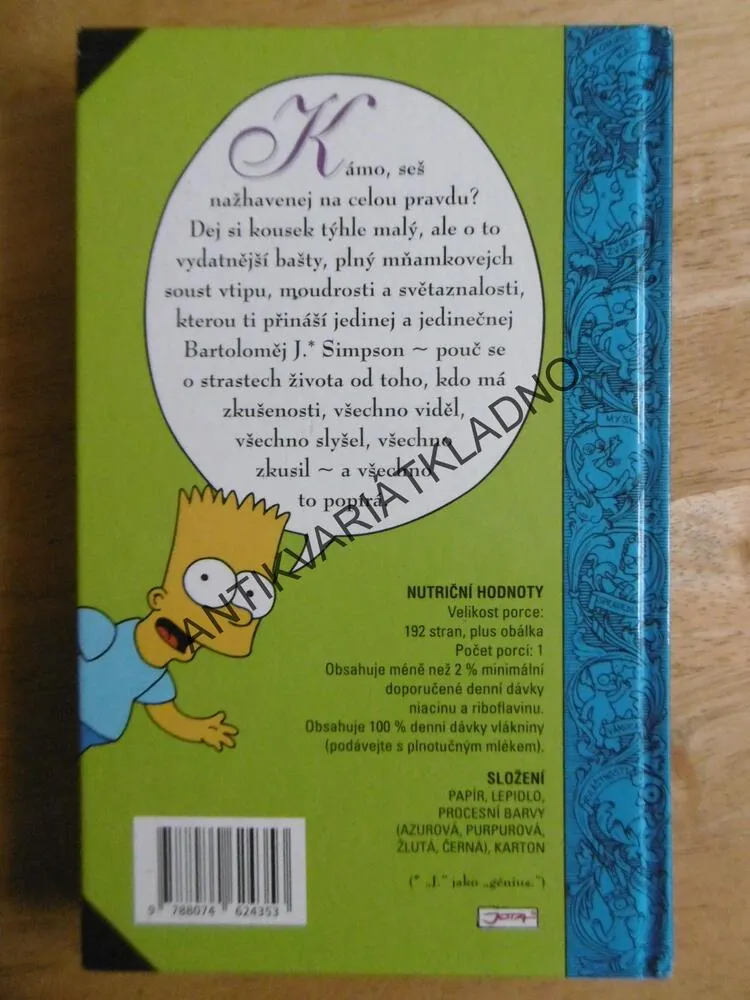 PRŮVODCE ŽIVOTEM, SIMPSONOVI, BART SIMPSON, **an