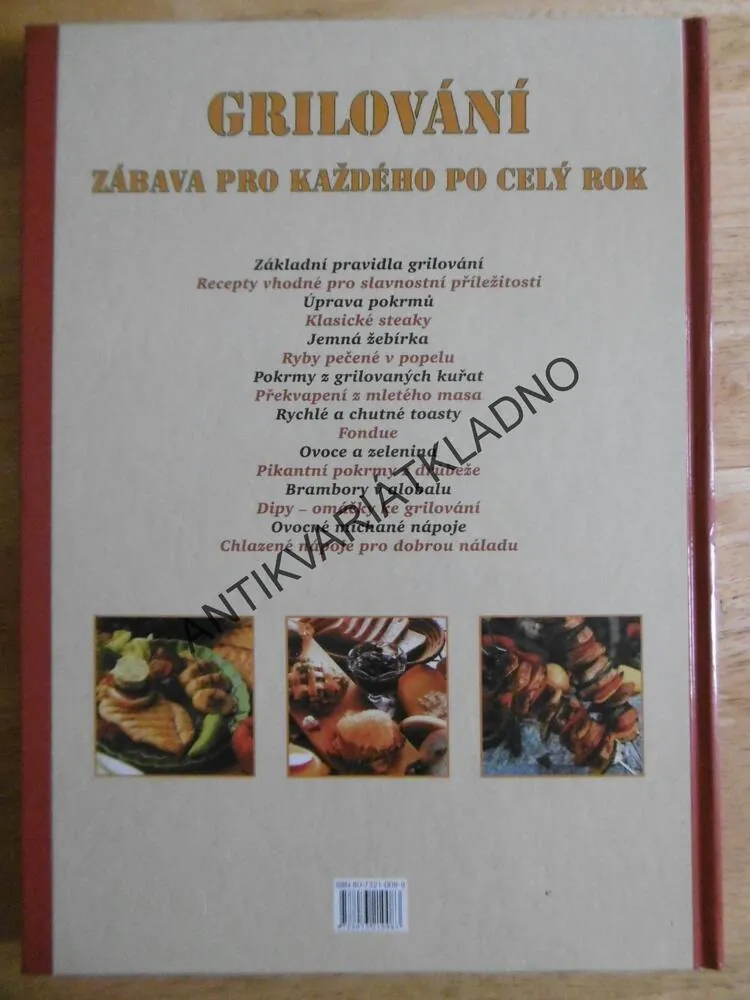 GRILOVÁNÍ, doma i v přírodě, **an