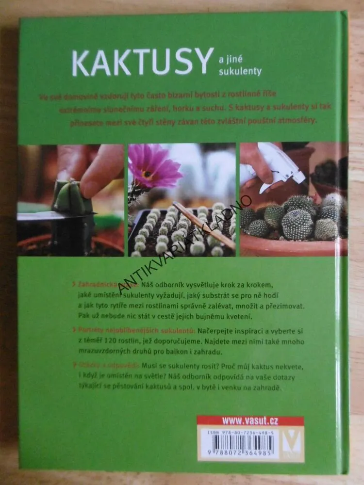 KAKTUSY A JINÉ SUKULENTY, ZAHRADA PRO RADOST, UHLIG