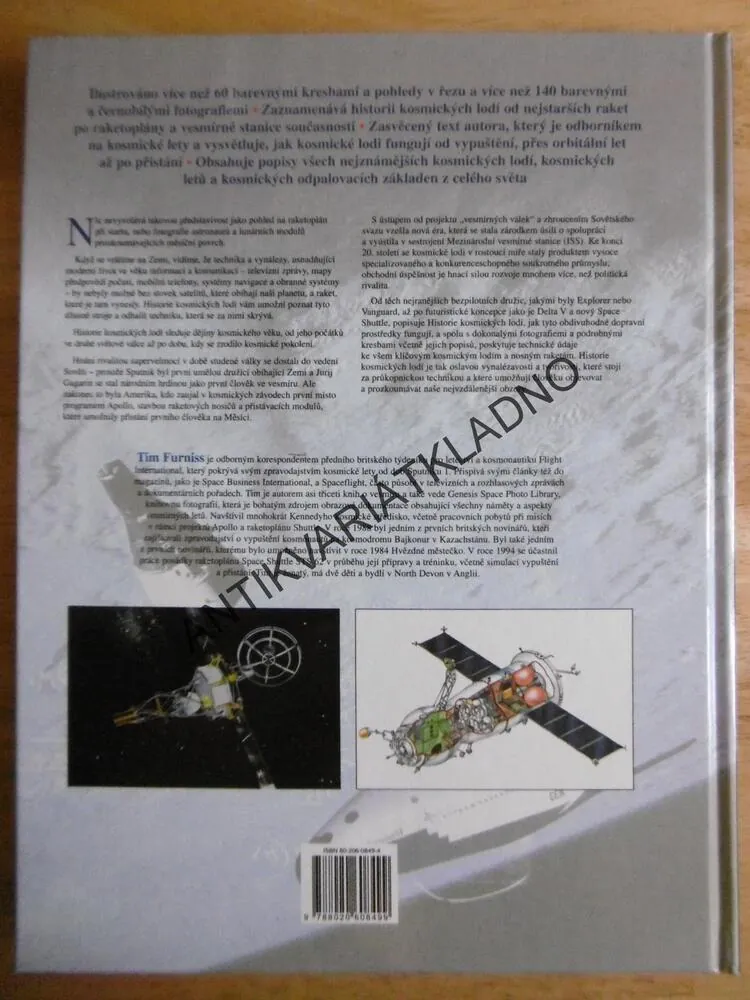 HISTORIE KOSMICKÝCH LODÍ, TIM FURNISS, **an