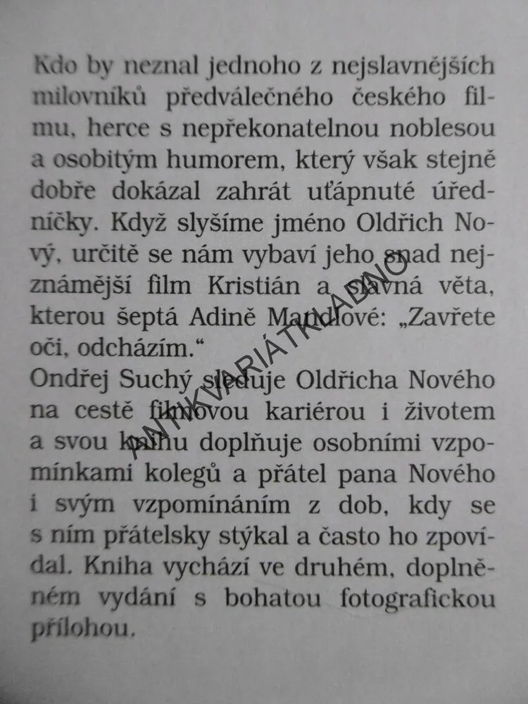 OLDŘICH NOVÝ PŘÍCHÁZÍ, ONDŘEJ SUCHÝ, **an