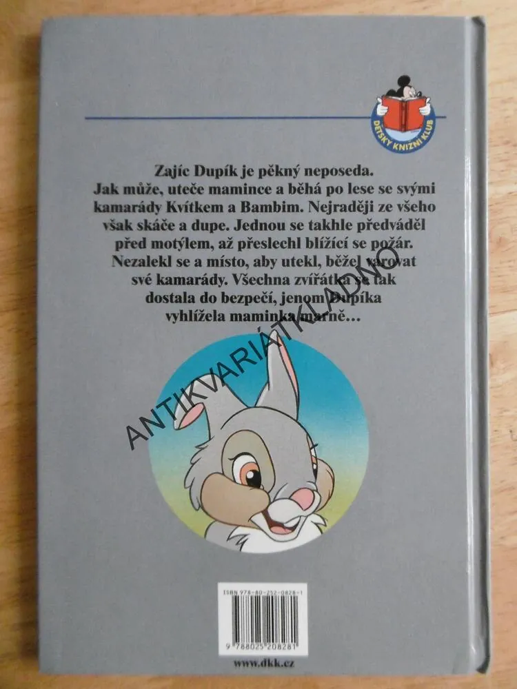 ODVÁŽNÝ ZAJÍC DUPÍK, WALT DISNEY, **an