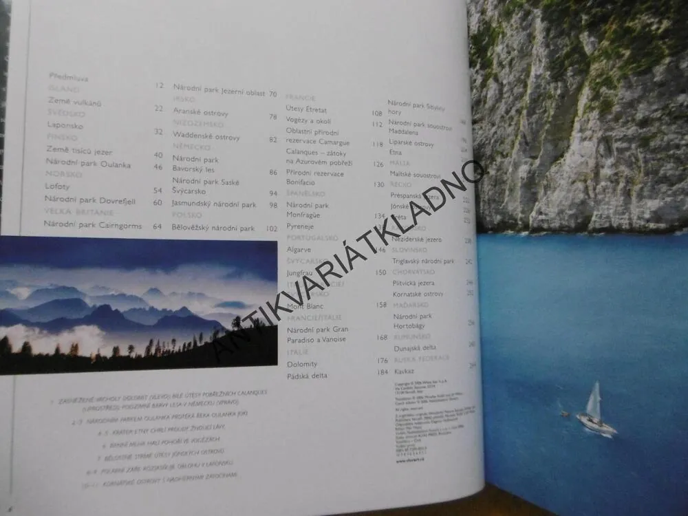 PŘÍRODNÍ JEVY EVROPY, **an