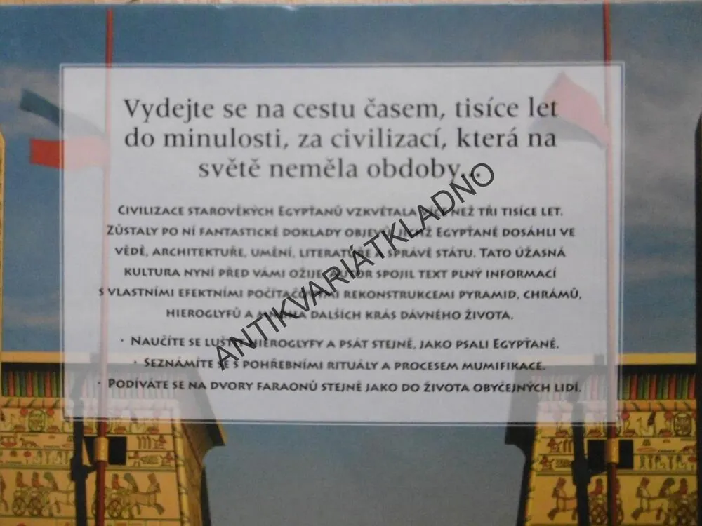OŽIVLÝ EGYPT, ŽIVOUCÉ OBRZAY Z DOB FARAONŮ, **an
