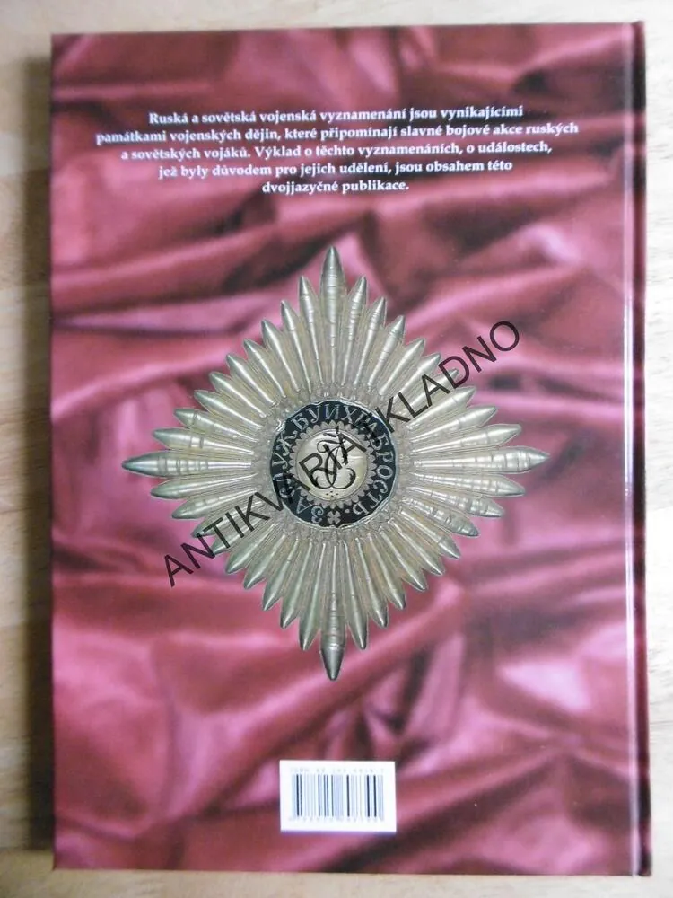 RUSKÁ A SOVĚTSKÁ VOJENSKÁ VYZNAMENÁNÍ, DUROV, ČESKO ANGLICKY, **an