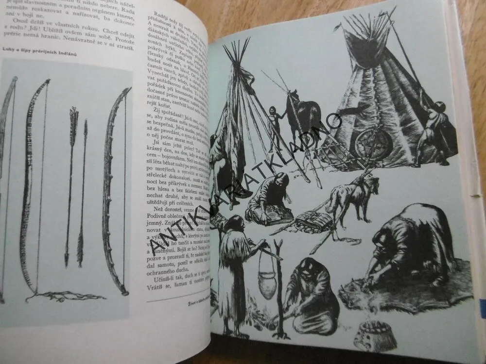 NEJSTARŠÍ AMERIČANÉ, INDIÁNI, AMERIKA, VRAŠTIL, ŠOLC,HOŘEJŠ, 1968